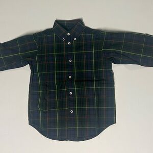 Ralph Lauren Plaid Button Down Boys Size 5